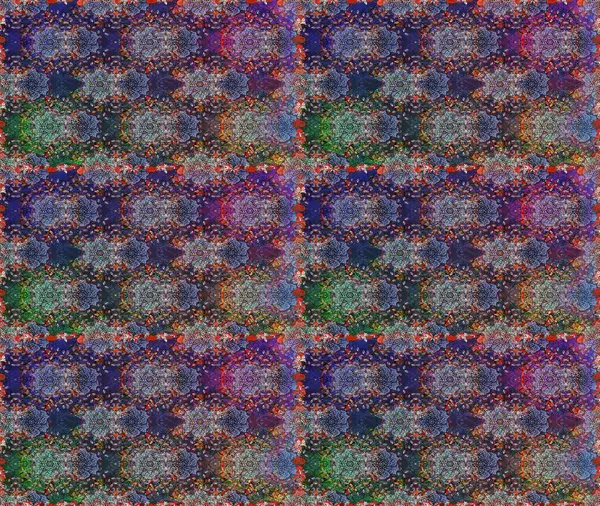 Düz Çiçek Elementleri Tasarımı. Gri ve kahverengi renkli şirin çiçek desenleri. Raster Modaya uygun kumaş deseni. Renkli Bahar Teması Kusursuz Arkaplan.