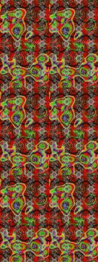 Süslü zentangle çizim dokusu, soyut çiçeklerle süslenmiş. Çiçek deseni duvar kağıdı, desen dolguları ve web sayfası arka planı için kullanılabilir. Şekillendirilmiş çiçekli çizim deseni.