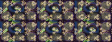 Raster Illustrasyon 'daki Çiçek Deseni' nin son moda çizimi. Gri renkli çiçekler. Renkli Yaz Temalı eskiz kalıbı. Düz Çiçek Elementleri Tasarımı.