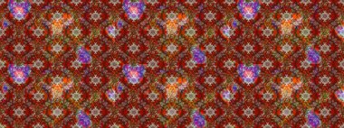 Küçük çiçekteki sevimli çiçek deseni. Bir sürü soyut çiçekli tropik eskiz deseni. Varicolo Raster çizimi.