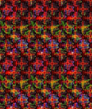 Eskiz modeli etnik tasarım. Yatak çarşafları, ceket, paket tasarımı, kumaş ve moda kavramları için tekstil baskısı. Çiçekleri, deniz kabukları, mandalaları ve suluboya efektleri olan deniz altyapısı.