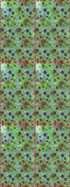 Seamless folk pattern in small wild flowers. Floral meadow background for textile, wallpaper, covers, surface, print, gift wrap, scrapbooking, decoupage. Liberty style millefleurs. Rustic chic.