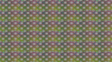 Raster illüstrasyonu. Çiçekli karalama şeklinde Raster çiçek deseni. Yeşil ve gri renklerde bahar çiçekleri..