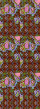 Düz Çiçek Elementleri Tasarımı. Sevimli çiçek raster deseni. Sketch Colour Spring Theme eskiz kalıbı. Renkli çiçekler.