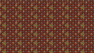 Nazikçe, güzel çiçek arkaplanı. Çiçekli karalama şeklinde Raster çiçek deseni. Kırmızı renkte çiçekler.