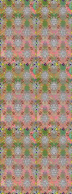 Çiçekli, suluboya desenli kusursuz çiçek deseni. Küçük çiçekte güzel bir çiçek deseni var. Raster deseni.