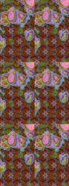 Düz Çiçek Elementleri Tasarımı. Sevimli çiçek raster deseni. Sketch Colour Spring Theme eskiz kalıbı. Renkli çiçekler.