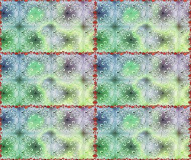 Raster illüstrasyonu. Raster çiçekleri klasik tarzda çizilmiş. Tarafsız ve gri renklerde bahar çiçekleri. Çiçekli, pürüzsüz desen.