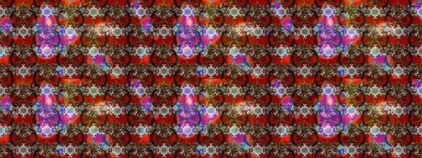 Raster illüstrasyonu. Çizim çiçek deseni duvar kâğıdı olarak kullanılabilir. Kahverengi renkte çiçekler.