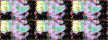 Moda baskıları için zarif bir şablon. Küçük renkli çiçekler. Motley illüstrasyonu. Tarafsız ve siyah çiçekli bahar çiçekleri. Küçük çiçekte şirin desenler.