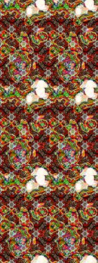 Güzel kumaş deseni. Raster suluboya deseni, narin çiçekler, kahverengi ve kırmızı çiçekler, tebrik kartı şablonu..