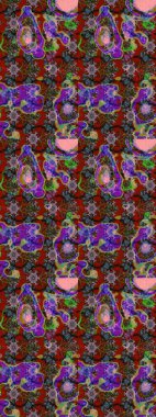 Çiçek deseni duvar kağıdı, desen dolguları ve web sayfası arka planı için kullanılabilir. Süslü zentangle çizim dokusu, soyut çiçeklerle süslenmiş. Şekillendirilmiş çiçekli çizim deseni.