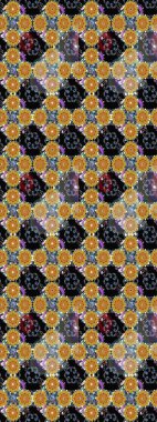 Raster illüstrasyonundaki çiçek desenli çizim. Suluboya tarzında siyah renkte çiçekler.