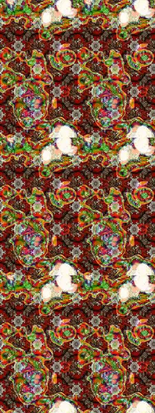 Güzel kumaş deseni. Raster suluboya deseni, narin çiçekler, kahverengi ve kırmızı çiçekler, tebrik kartı şablonu..