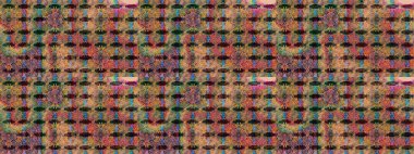 Parlak renkli çiçekleri ve kahverengi renkli yaprakları olan harika bir çiçek deseni. Moda baskıları için zarif bir şablon. Modern çiçek arkaplanı. Halk stili.