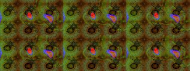 Renkli Bahar Teması eskiz kalıbı. Sevimli çiçek raster deseni. Düz Çiçek Elementleri Tasarımı. Renkli çiçekler.