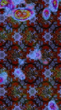 Parlak elementlerin. El çizimi Raster çizimi. Çizim çiçek deseni duvar kağıdı, web sitesi arkaplanı, paket kağıdı, davetiye, broşür, pankart veya web sitesi için kullanılabilir.