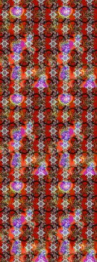 Raster 'ın taze dokusu. Yumuşak pamuk tasarımı. Klasik çiçek desenli. Paketleme, tekstil, duvar kâğıdı için çiçek eskizi. Yumuşak kiremit.