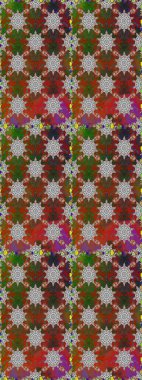 Raster illüstrasyonu. El yapımı çiçek ve bitki koleksiyonu. Şirin karalama çiçekleri olan kusursuz çiçek desenleri. Raster illüstrasyonu. Eskiz stili kahverengi ve gri renklerde.