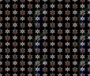 Suluboya tarzında siyah renkte çiçekler. Çiçek izi. Suluboya çizim deseni.