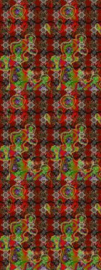 Flower eskiz arka planı. Çiçek deseni. Şatafatlı bahar bahçesi dokusu. Raster illüstrasyonu.