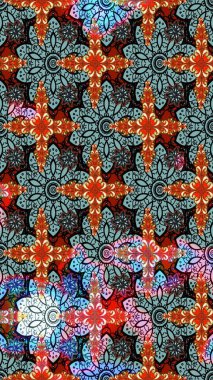 Çiçekli karalama şeklinde Raster çiçek deseni. Yumuşak, bahar çiçekli arka plan. Renkli çiçekler.