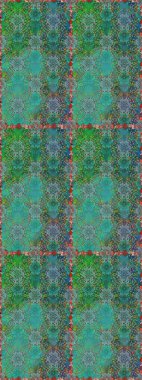 Kusursuz desenli, modaya uygun kumaş deseni. Renkli Bahar Temalı Kusursuz Arkaplan. Raster illüstrasyonu. Şirin çiçek elementleri. Düz Çiçek Elementleri Tasarımı.