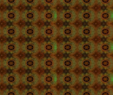 Çiçek ve yapraklı karalama şeklinde Raster çiçek deseni. Raster illüstrasyonu. Yumuşak, bahar çiçekleri kahverengi renklerde.