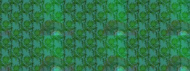 Tomurcukları papatya çiçekleri olan sevimli bir çiçek deseni. Eskiz geçmişi. Raster illüstrasyonu. Kumaş, tekstil, duvar kağıdı baskısı için. Eski usul. Miles Fleur, dandik süs.