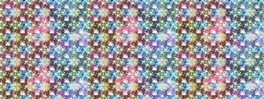 Tarafsız renklerde çok renkli, zarif küçük çiçekler ve komik böcekler, raster deseni, illüstrasyon.