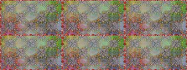 Çiçek buketleriyle klasik tarzda kusursuz desenler. Gri ve nötr renklerde. Raster illüstrasyonu.