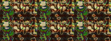 Moda baskısı, albüm, ambalaj kağıdı ve duvar kağıdı için zarif dekoratif süslemeler. Renkli şirin çiçekler. Raster illüstrasyonu. Küçük çiçekli basit bir çiçek çizimi..