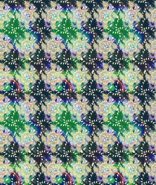 Parlak renkli çiçekleri ve mavi yaprakları olan harika bir çiçek deseni. Halk tarzı. Moda baskıları için zarif bir şablon. Modern çiçek arkaplanı.