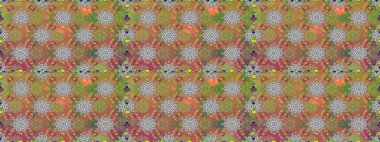 Gri ve kahverengi renkli çiçekler. Güzel çiçek deseni. Renkli Bahar Temalı Kusursuz Arkaplan. Düz Çiçek Elementleri Tasarımı.