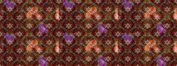 Varicolobrown Raster çizimi. Küçük çiçekteki sevimli çiçek deseni. Birçok kahverengi ve soyut çiçekli tropikal çizim deseni.