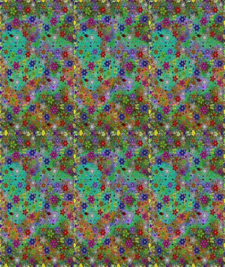 Raster illüstrasyonu. Egzotik çiçekler, yeşil ve mavi renkler üzerine botanik ve parlak klasik doğa. Klasik tropikal doğal elementlerin suluboya seti.