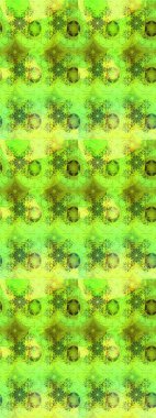 Manzaralı çiçek deseni. Sevgililer günü ve tebrik kartı konsepti için şık bir davetiye. Üst manzara, yumuşak yeşil ve sarı renkli. Çiçek kompozisyonu, el boyası, hassas şablon..