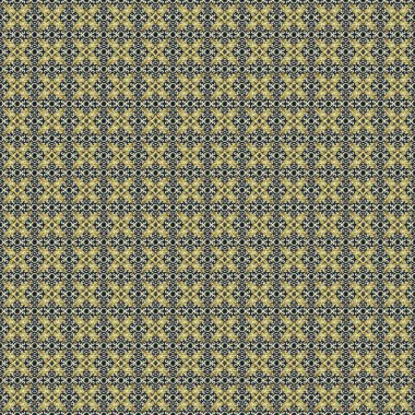 Kusursuz oryantal klasik altın desen. Tarafsız, mavi ve bej renklerde altın tekrarlayan elementler içeren Raster soyut arkaplanı.