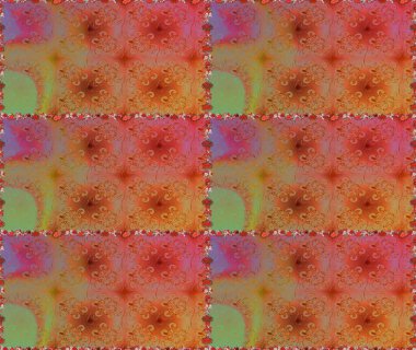 Manzaralı çiçek deseni. Sevgililer günü ve tebrik kartı konsepti için şık bir davetiye. Çiçek kompozisyonu, el boyası, hassas şablon. Üst manzara, yumuşak kahverengi ve turuncu renk.