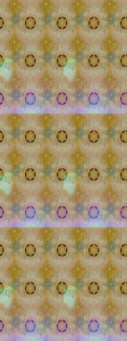 Raster illüstrasyonu. Robot resim. Küçük çiçekte sevimli çiçek deseni var..