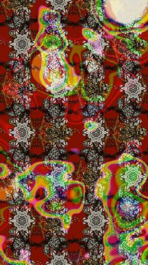 Raster güzel bir çiçek deseni çizmiş. Nazik romantik baskı. Tatil havası. Bahar mevsimi.