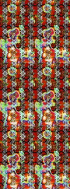 Küçük çiçekteki sevimli çiçek deseni. Raster deseni. Raster illüstrasyonu. Nazikçe, yaz çiçekleri renkler üzerinde.