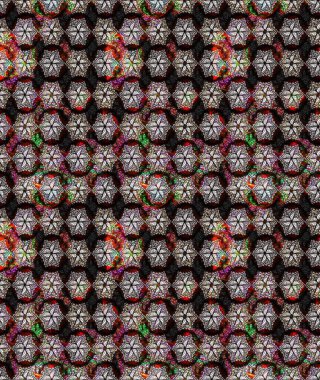 Raster Çiçek İllüstrasyonu güzel tekstil. Siyah renkli etnik çiçeklerle zarif eskiz deseni.