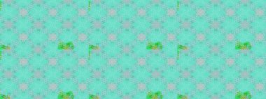 Raster - stok. Yapraklı çiçekler ve mavi renkli papatya çiçekleri. Taslak arkaplan deseni.