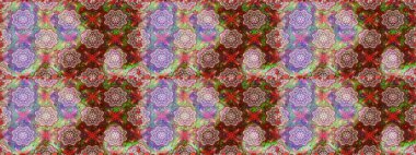 Ethnic Mandala ornament. Can be used for textile, greeting card, coloring book, phone case print. Indian floral paisley medallion pattern. Raster Henna tattoo style.