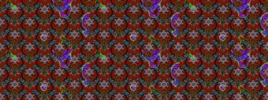 Kırmızı, kahverengi ve nötr renklerde çiçekler. Çiçekli çizim şekli. Düz Çiçek Elementleri Tasarımı. Renkli Bahar Teması çizim şablonu.