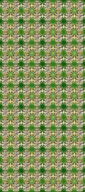 Yeşil, bej ve gri renklerde altın elementlerle kusursuz desen. Kusursuz klasik raster altın desenli. Geleneksel oryantasyon süsü. Klasik vintage arkaplan.