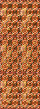 Geleneksel oryantasyon süsü. Klasik klasik klasik arka plan. Kusursuz klasik raster kahverengi ve altın desenli.