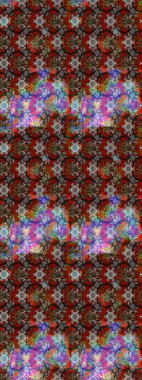 Raster illüstrasyonu. Gri ve kahverengi renkli çiçekler. Çizim çiçek deseni duvar kağıdı için kullanılabilir.