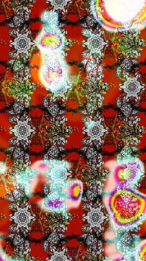 Modaya uygun kumaş deseni. Küçük çiçekteki sevimli çiçek deseni. Raster illüstrasyonu. Tony 'nin kumaş desenini çiz.